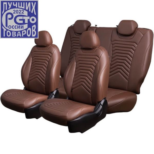 Чехлы Премиум Экокожа Байрон Президент|Жук на Hyundai i40 2012-2019 г.в.